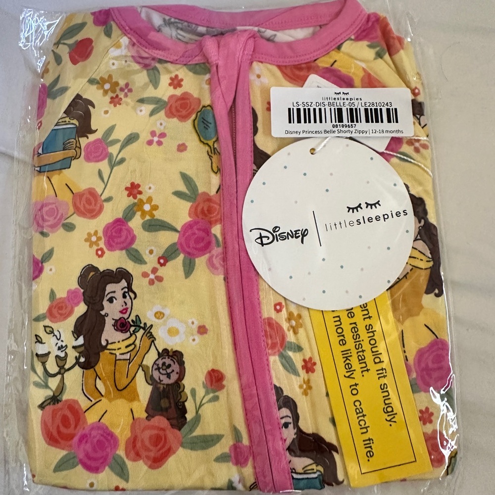 Little Sleepies Belle 12-18 zippy NIB